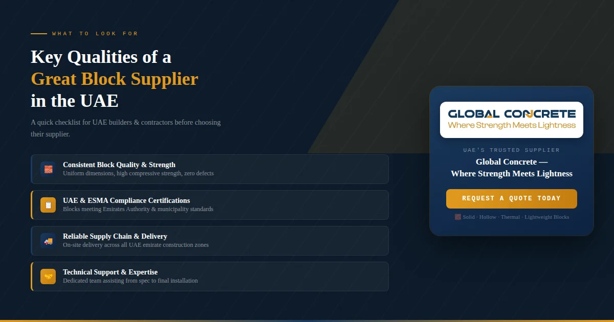 Solid Block Supplier in UAE